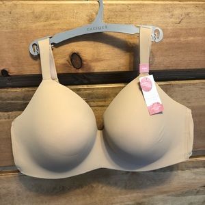 Cacique No-Wire T-shirt Bra - Cafe Mocha